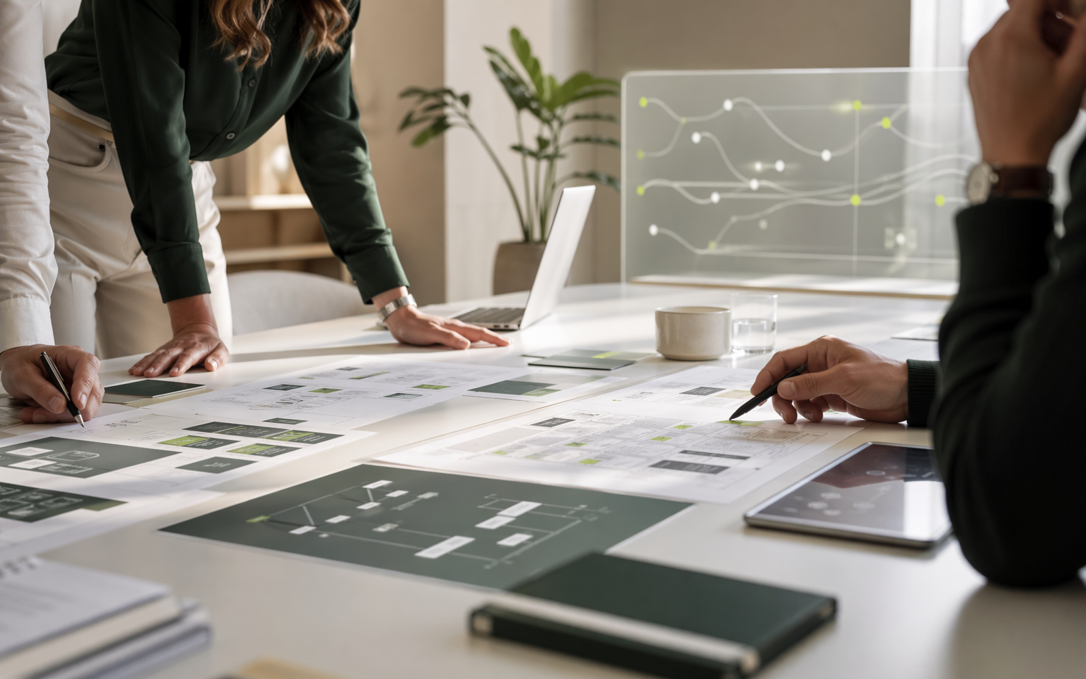 Enterprise service planning materials for an AI-assisted go-to-market operating model